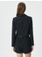 Crop Blazer Ceket Düğmeli Dikiş Detaylı 4