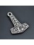 Thor Mjollnir Hammer Kolye Ucu - Antik Gümüş Kaplama - Kod:112 1