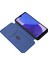 Samsung Galaxy A23E/A23 5g (Global Versiyon) Pu Deri Telefon Standı Kart Karbon Fiber Doku Kart Yuvası Mavisi ile Otomatik Kapalı Manyetik Koruyucu Kapak (Yurt Dışından) 2