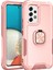 Samsung Galaxy A53 5g Için Anti-Drop Telefon Kapağı, Pc+Silikon Telefon Kılıfı Çimlenebilir Yüzük Tutucu Kickstand-Pink (Yurt Dışından) 1