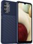 Samsung Galaxy A04S Için 4g (164.7 x 76.7 x 9.1 Mm) Thunder Serisi Kalınlaştırılmış Tpu Yumuşak Telefon Kılıfı Twill Doku Doku Damgalı Kapak Mavisi (Yurt Dışından) 1
