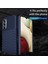 Samsung Galaxy A04S Için 4g (164.7 x 76.7 x 9.1 Mm) Thunder Serisi Kalınlaştırılmış Tpu Yumuşak Telefon Kılıfı Twill Doku Doku Damgalı Kapak Mavisi (Yurt Dışından) 2