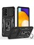 Samsung Galaxy A52 4G/5G/A52S 5g Çizgiye Karşı Çizelge Anti-Slatch Telefon Kılıfı Kamera Kapağı Pc+Tpu Ring Kickstand Cep Telefonu Kabuk Black (Yurt Dışından) 1
