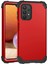 Samsung Galaxy A73 5g Için 3-1 Arada Silikon+Pc Kasası Şok Geçirmez Güçlendirilmiş Köşe Telefonu Kapak-Kırmızı (Yurt Dışından) 1