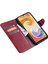 Samsung Galaxy A23 4G/A23 5g (Global Versiyon) Için Idewei (Global Versiyon) Anti-Çizik Ince Doku Telefonu Çevirme Kasası Tpu+Pu Deri Cüzdan Cep Telefonu Kapak-Kırmızısı (Yurt Dışından) 2