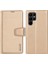 Hanman Mill Serisi Samsung Galaxy S22 Ultra 5g Koruyucu Folio Flip Cover Pu Deri Yumuşak Tpu Cüzdan Cüzdan Kılıfı (Yurt Dışından) 1