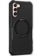 Samsung Galaxy S22 5g Kamera Lens Çerçevesi Manyetik Kılıf Manyetik Kablosuz Şarj Sabit Pc+Yumuşak Tpu Telefon Kapak Black (Yurt Dışından) 1