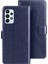 Samsung Galaxy A23 4G/A23 5g (Global Versiyon) Anti-Cratch Pu Deri Flip Stand Cüzdan Kapak Çılgın At Doku Telefon Koruyucu Case-Dark Mavi (Yurt Dışından) 1