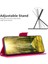 Samsung Galaxy A34 Için 5g Pu Deri Cüzdan Telefon Kılıfı Baskılı Kelebekler Manyetik Kapatma Stand Strap-Rose ile (Yurt Dışından) 2