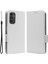 Samsung Galaxy A14 5g/4g Litchi Doku Telefon Kapağı Şok Geçirmez Pu Deri Deri Manyetik Toka Telefon Kılıfı Stand Cüzdan-White (Yurt Dışından) 1