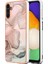 Samsung Galaxy A34 Için 5g Bırak-Kötü Elektrokaplatma Çerçevesi Tpu Kapak 2.0mm Imd Mermer Desen Cep Telefonu Vaka Pink (Yurt Dışından) 1
