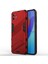 Samsung Galaxy A04 4g (164.4 x 76.3 x 9.1 Mm) Sert Pc+Yumuşak Tpu Kapak Kickstand Anti-Sracratch Telefon Kasa-Kırmızısı (Yurt Dışından) 1