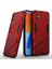 Samsung Galaxy A04 4g (164.4 x 76.3 x 9.1 Mm) Sert Pc+Yumuşak Tpu Kapak Kickstand Anti-Sracratch Telefon Kasa-Kırmızısı (Yurt Dışından) 2
