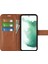 Samsung Galaxy S23 Için+ Yolculuk Önleme Buzağı Doku Doku Stand Cüzdan Pu Deri Kılıf Kare Manyetik Toka Flip Telefon Kapak Işık Kahverengi (Yurt Dışından) 2