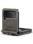 Samsung Galaxy Z Flip4 5g Pu Deri+Pc Vintage Mat Koruyucu Kılıf Için Şok Geçirmez Kılıf Strap-Coffee (Yurt Dışından) 2