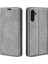 Samsung Galaxy A14 5g/4g Için Anti-Drop Flip Telefon Kapağı, Deri Touch Pu Deri Manyetik Otomatik Absorbed Telefon Kılıfı Cüzdan Stand-Grey (Yurt Dışından) 1