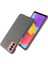 Samsung Galaxy M13 Için 4g Cep Telefon Kılıfı Kabuk Şok Sert Renk Sert Pc+Kumaş Telefon Kapak-Grey (Yurt Dışından) 2
