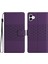 Samsung Galaxy A04 4g (164.4 x 76.3 x 9.1 Mm) Için Cilt Dokunma Cüzdanı Kasası, Retro Baskılı Desen Deri Telefon Standı Kapak-Mor (Yurt Dışından) 1
