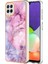 Samsung Galaxy A22 4g (Ab VERSIYONU)/M32 (Global Versiyon) 4g Mermer Desen Telefon Kapağı Imd 2.0mm Tpu Önce Landırma Anti-Fingerprints Elektrokaplama Geri Kılıf Groma (Yurt Dışından) 2