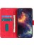 Samsung Galaxy A54 Için Khazneh A54 5g Manyetik Toka Pu Deri Retro Doku Telefon Kapak Folio Flip Cüzdan Stand Kılıf Kırmızı (Yurt Dışından) 2
