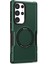Samsung Galaxy S23 Için Ultra Kamera Lens Çerçevesi Tasarımı Sabit Pc+Yumuşak Tpu Telefon Kılıfı Şok Geçirmez Kapak Manyetik Kablosuz Şarj-Blackish Yeşil (Yurt Dışından) 1