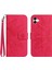 Samsung Galaxy A04 4g (164.4 x 76.3 x 9.1 Mm) HT04 Düşme Koruması Cilt Dokunlu Pu Deri Telefon Kılıfı Baskılı Ayçiçeği Stand Cüzdan Kapağı El Strap-Rose (Yurt Dışından) 1