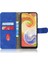 Samsung Galaxy A04 4g (164.4 x 76.3 x 9.1 Mm) Cilt Dokunuşu His Pu Deri Manyetik Telefon Çantası Tam Koruma Standı Cüzdan Şok Geçirmez Flip Kapak-Mavi (Yurt Dışından) 2