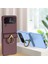 Samsung Galaxy Z Flip4 Için Gkk 5g Menteşe Koruma Telefon Kılıfı Sert Pc Metal Yüzük Tutucu Kickstand Slip Shockproof Cover-Purple (Yurt Dışından) 2