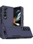 Samsung Galaxy Z Fold4 Için 5g Anti-Cratch Pc+Tpu Katlanır Telefon Kılıfı Damla Rahat Geri Kapak-Dark Mavi (Yurt Dışından) 1