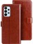 Samsung Galaxy A23 4G/A23 5g (Global Versiyon) Için Idewei (Global Versiyon) Anti-Çizim Pu Deri Flip Stant Cüzdan Kapağı Çılgın At Doku Telefon Koruyucu Case-Brown (Yurt Dışından) 1