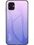 Samsung Galaxy A04 4g (164.4 x 76.3 x 9.1 Mm) Koruyucu Kasa Gradyan Renk Anti-Damla Telefon Kasası Temperlenmiş Cam Sert Pc Yumuşak Tpu Kapak-Striping Pembe Mor (Yurt Dışından) 1