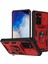 Samsung Galaxy NOTE20 Için Ultra 5g Koruyucu Telefon Vaka Kickstand Card Tutucu, Kameralı Kameralı Kapak-Kırmızı/siyah (Yurt Dışından) 1