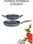 Granit Tava 22 cm & Çift Kulp Omlet 20 cm 2'li Set 1