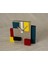 Mondrian Temalı Kübik Beton Masa Saati 4