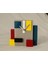 Mondrian Temalı Kübik Beton Masa Saati 5