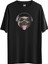 Dog Ear Phone Tasarım Dijital Baskılı Regular Relax T-Shirt 1