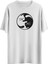 Ying Yang Cat Tasarım Dijital Baskılı Regular Relax T-Shirt 1