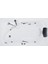 Nassau Jakuzi 140x80, H55 Bonus Hidromasaj Sistemli Küvet (Gövde + Metal Ayak + Ön-yan Panel) 2