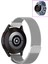 Honor Watch Gs Pro Uyumlu Kordon Hasır Metal Örgü Mıknatıslı Kayış 1