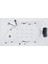 Nassau Jakuzi 140x80, H55 Romantic Hidromasaj Sistemli Küvet (Gövde + Metal Ayak + 4 Yön Panel) 2