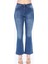 Kadın İspanyol Paça Yüksek Bel Kot Pantolon Skinny Fit Jean - C605 1