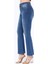 Kadın İspanyol Paça Yüksek Bel Kot Pantolon Skinny Fit Jean - C605 2