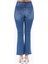Kadın İspanyol Paça Yüksek Bel Kot Pantolon Skinny Fit Jean - C605 3