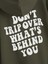 Unisex Haki Dont Trip Over Whats Baskılı Oversize Üc Ip Kapşonlu Hoodie 2