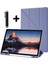 Samsung Galaxy Tab S6 Lite P610 Kılıf Kalem Bölmeli + Dokunmatik Kalem 2'li Set Tab S6 Lite 10.4 Inç Tablet Kılıfı SM-P610 P613 P615 P617N 1