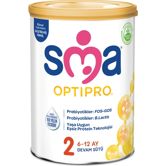 SMA Optipro Probiyotikli 2 400 gr 6-12 Ay Devam Sütü