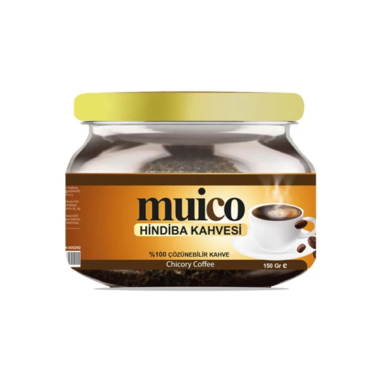 Muico Hindiba Detox Kahvesi , Diyet Desteklemeye Yardımcı (Aylık Kullanım) 150 gr %100 Çözülebilir