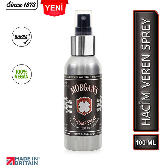 Morgan's Pomade Morgans Pomade Volume Spray - Doğal Hacim Kazandıran Saç Spreyi 100 ml