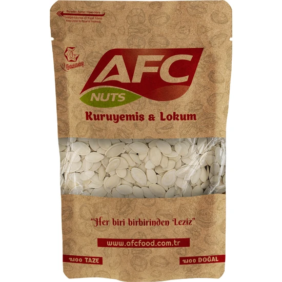 Afcnuts Kabak Çekirdeği Kavrulmuş Nevşehir Tuzsuz 500 gr