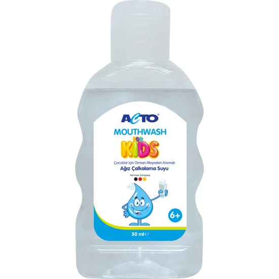 Acto Mouthwash For Kıds 50 ml (Çocuklar İçin Ağız ve Diş Bakımı)